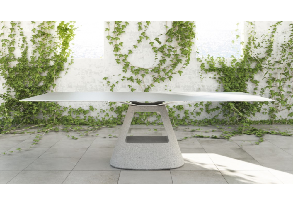 Table B Rectangular Cement Dining Table | Design Furniture | BD Barcelona