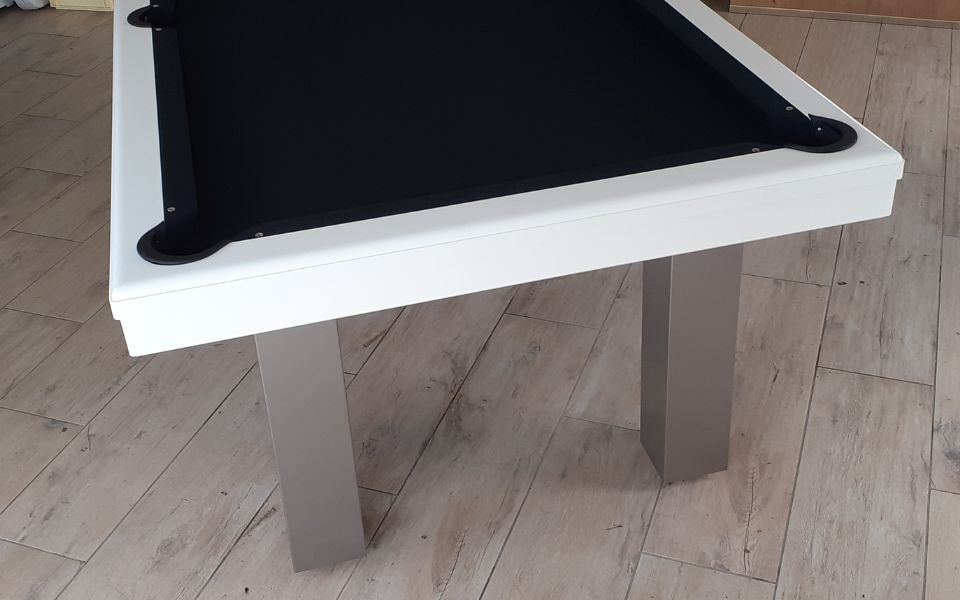 White Billiard Table