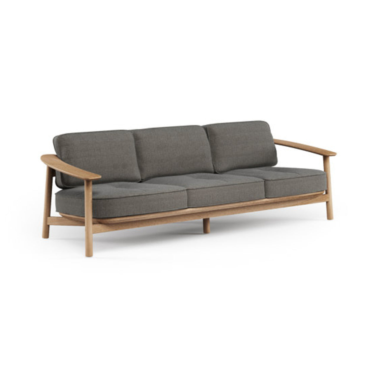Twins 3 Seater Teak Sofa | Luxury Outdoor | EMU