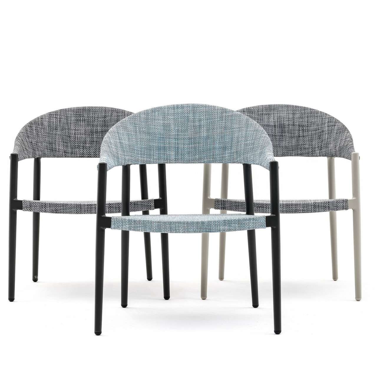 Clever Stackable Lounge Armchair | Designed by R&S Varaschin | Set of 2 | Varaschin