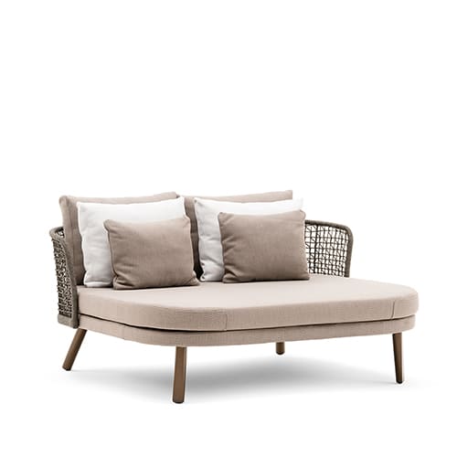 Emma Compact Comfort Daybed Low Backrest | Designed by Monica Armani | Varaschin