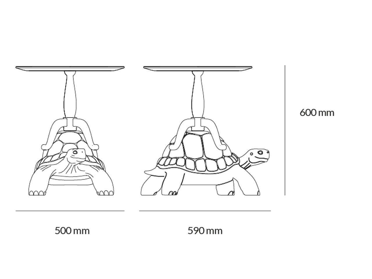 Turtle Carry Coffee Table | Designed by Marcantonio | Qeeboo