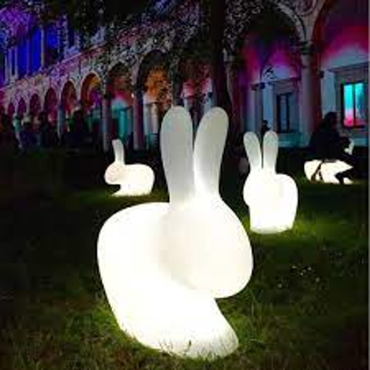 Rabbit Floor Lamp Rechargeable LED |  Designed by Stefano Giovannoni | Qeeboo